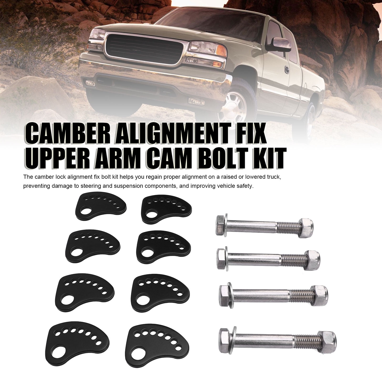 Rear Camber Bolts Camber Lock Alignment Fix & Upper Arm 304 Costa Cam Bolt