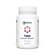 RENUE by SCIENCE TMG | High Strength TMG Supplements | 120 Trimethylglycine Capsules - 900mg TMG per Serving with Vitamin B12 Vitamin B6 Folate & Zinc | Made in the USA & Third-Party Tested