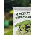 thumbnail image 2 of Printtoo White Always At Home Wherever We Roam Motorhome Camping Flags Personalized Outdoor GardenFlagsCamp Decor Accessory Double SidedFlags12.5x18 Inches, 2 of 4