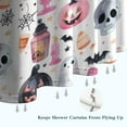 thumbnail image 6 of Pastel Halloween Pattern Shower Curtain 36"x72" ,Bathroom Decorative Shower Curtains Set with 12 Hooks,Modern Waterproof Washable Shower Curtain, 6 of 6