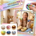 thumbnail image 5 of Dumpling Squishy Mystery Box, Glitter Dumpling, Dumplings Style Stress Balls for Adults and Kids, Cute Steamer Basket Design with Squeezable Bun Stress Relief Fidget Toys, 5 of 6