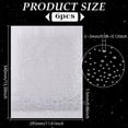 thumbnail image 2 of 6 Sheet Glitter Rhinestone Iron on Transfers Rainy Layout Glass Rhinestone Hotfix Decoration Appliques Clear Crystal Rhinestone Hot Melt Decals Patches for Clothing Embellishment, 2 of 9