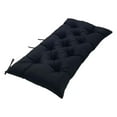 thumbnail image 2 of Cojín para Banco Perfecl Cojín para Asiento Rectangular 100x50x8cm Negro, 2 of 8
