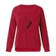 thumbnail image 4 of Pntutb invierno mujer Casual manga larga tops señoras Navidad estampado sudadera blusa Pntutb Pntutb-2858, 4 of 4