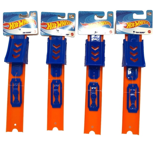 Kit de 4 piezas de pista Hot Wheels con rampa - 25 cm