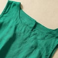 thumbnail image 5 of Lixiuxyad Womens Vest Casual Sleeveless Loose And Thin Crew Neck Casual Vest Top Dressy Casual,Green XL, 5 of 6
