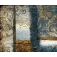 thumbnail image 2 of Grey, Jace 14x12 Black Ornate Wood Framed with Double Matting Museum Art Print Titled - Golden Blue Bouquet, 2 of 4