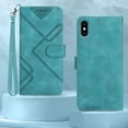 thumbnail image 6 of for iPhone X Case Wallet/iPhone Xs Case,Phone Case for iPhone 10,Card Holder Leather Stand Flip Cases,Wrist Strap, Closure,Shockproof Protective Cover for iPhone 10 X/XS (Green), 6 of 14