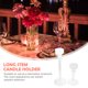 thumbnail image 2 of 2 candelabros de pie de cristal, creativos, de tallo largo, 2 of 8