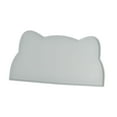 thumbnail image 1 of Mat de comida de gato Mat de alimentación de mascotas Piso fácil de limpiar Cushion Silicona más gruesa Bandeja de agua de agua Pet Adhemat para alimentos y agua Gris, 1 of 8