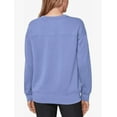 thumbnail image 2 of Mondetta Womens Midweight Long Sleeve Crewneck Scuba Sweatshirt (Small, Jacaranda), 2 of 4