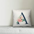 thumbnail image 3 of Creative Products Floral Monogram - A 18x18 Indoor / Outdoor Pillow, 3 of 3