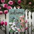 thumbnail image 6 of Welcome Garden Flags 12x18 Inch Double Sided,Yard Flags Spring Summer Garden Decor for Outside,Hummingbird Flower Yard Decorations for Home Outdoor, 6 of 6