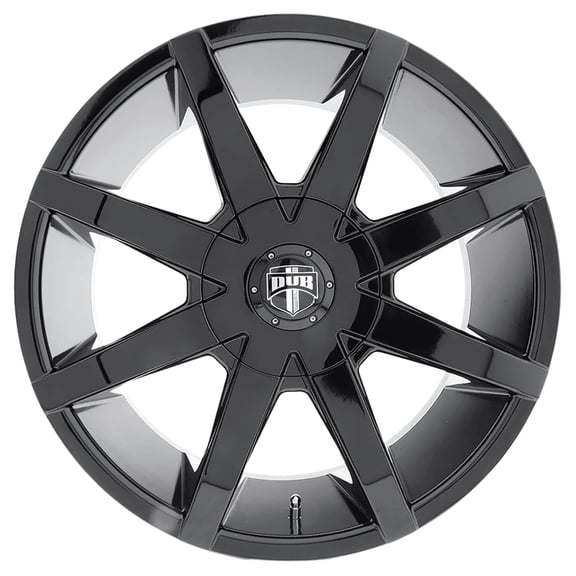 Dub S110 Push 20X8.5 5X114.3/5X127 30Et 87.1Cb Gloss Black Wheel