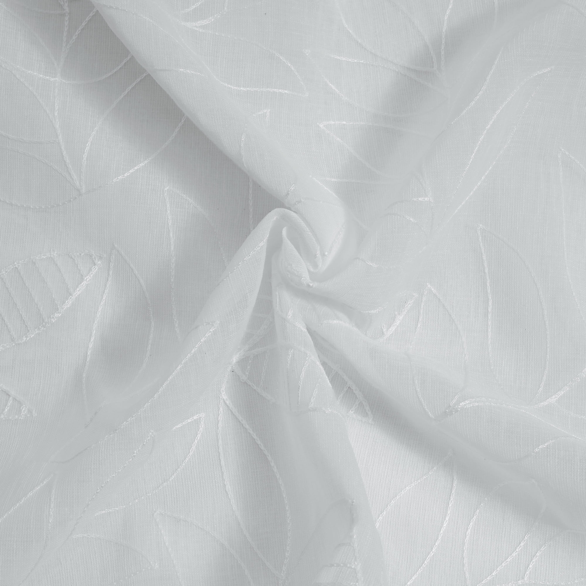 Loft Living Valera Sheer Grommet Indoor Curtain 52 x 108 in White