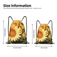 thumbnail image 2 of Sikiie Golden Sunflower In Field Drawstring Backpack Drawstring Bags, Draw String Back Bag for Sports, Gym, Travel, Swimming, Beach-Medium, 2 of 6