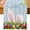 Blue Purple, variant on Easter Table Runner 48 Inches Long for Kitchen Dining, Bunny Colorful Eggs Spring Floral Botanical Dresser Scarf Farmhouse, Dining Table Decorations for Wedding/Parties, 13 x 48 In