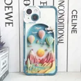 thumbnail image 4 of Paper Cute Landscape Creative Mountain Balloons Phone Case For iPhone 15 Pro Max 14 Plus 13 Mini 12 11 Soft Cover 03 iPhone 13 Pro Max, 4 of 5