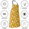 thumbnail image 5 of Naloa Daisies Flowers Apron Kitchen Aprons with Pockets for Women Men Chef, 5 of 8