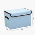 thumbnail image 3 of Large Foldable Storage Cubes with Lid, 24L Capacity, Sturdy Fabric Closet Organizer for Clothes, Toys, Bedding, and Household Items, Foldable and Space-Saving for Neat Storage Solutions, 3 of 9