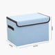 thumbnail image 3 of Organizadores y almacenamiento para armarios, Organización y almacenamiento, Cubos de almacenamiento grandes, Caja de almacenamiento plegable con tapa, Cesta organizadora de almacenamiento con asas re, 3 of 9