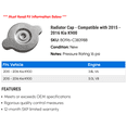 thumbnail image 2 of Radiator Cap - Compatible with 2015 - 2016 Kia K900, 2 of 2
