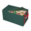 Holiday Green 54 Compartment Ornament Organizer Chest