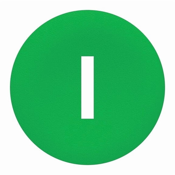 Schneider Electric Push Button Head, Marked, 22mm, Green ZBA7331