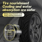 Tire Protection Gel, UV Defense Tire Gel, Multi-Functional Tire Nourishing Cream, Long-Lasting Tire Shine, Easy Apply Tire Care Product, Safe for All Tire Types