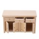 thumbnail image 4 of Dollhouse 1:12 Scale Living Room Miniature Birch Dollhouse Storage Cabinet Wood Color - Dollhouse Furniture Miniature Cabinet, 4 of 5