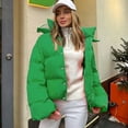 thumbnail image 2 of Vedolay Warm Winter Coats 2023 Hooded Cardigan Casual Warming Outwear for Autumn Green,S, 2 of 5
