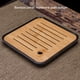 thumbnail image 5 of Kearding Organizador de regalos finos, juego de tetera de cerámica de arena morada para amantes del té, juego de tetera portátil de arcilla Teteras El contenido es felicidad, 5 of 6