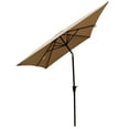 thumbnail image 4 of 6 x 9ft&nbsp; Patio Umbrella Outdoor&nbsp; Waterproof Umbrella with Crank and Push Button Tilt without flap for Garden Backyard Pool&nbsp; Swimming Pool Market, 4 of 7