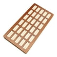 thumbnail image 1 of Bandeja organizadora perfecl soporte de exhibición madera Organizador de Aretes beige, 1 of 8