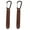 black brown, variant on 2 Pcs 1.3*6.7 Inch Universal Baby Stroller Hooks Clips for Hanging Bags and Shopping, Convenient Stroller Straps Accessories Perfect for Buggy, Shopping Cart