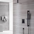 thumbnail image 4 of Boyel Living 10 inches Rain Shower System Ceiling Mount Dual Shower Heads with Adjustable Handheld Shower Matte Black, 4 of 10