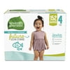 Seventh Generation Protection Baby Diapers Size 4 152 Count