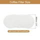 thumbnail image 2 of Filtros de café desechables de papel para percolador de 400 cuentas de fibra de madera natural sin blanquear, blanco, 2 of 6