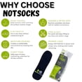 thumbnail image 6 of NotSocks™ Sockless Insole Covers for Flats – No-Show EVA Foam Shoe Liners (1-Pack), 6 of 8
