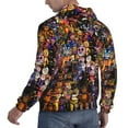 thumbnail image 4 of Lsque Five Nights At Freddy'S Pattern Casual Men's Hoodie,Hooded Sweatshirt with Kangaroo Pocket,Pullover Hoodie-Large, 4 of 8