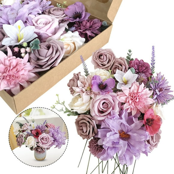 mmirethe Nature S Beauty Made To Last Realistic Artificial Flower Bouquets Low 23new style LH005 1Set
