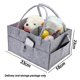 thumbnail image 2 of Bolsa de pañales para bebés - Contenedor de almacenamiento para guardería y organizador de automóviles para pañales, 2 of 5