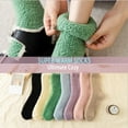 thumbnail image 2 of TRANSLINK 7Pcs Womens Fuzzy Socks Cozy Fluffy Winter Lamb Coral Fleece Warm Slipper Home Sleeping Socks, 2 of 5