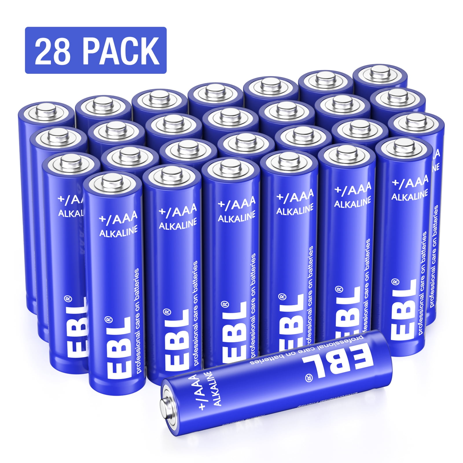 EBL AAA Alkaline Batteries 28Pack 1.5V Single Use Triple A Battery