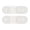 White, variant on Milageto 2x Figure Skating Lace Straps Belts Cover for Dance Practicing All Shoe Size White