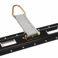 "8 Pack 5' E Track TieDown Rail, PowderCoated Steel ETrack TieDown