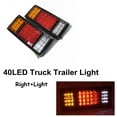 thumbnail image 5 of Ataucjin Turn Signal Brake Reverse Running Lights 2Pcs LED Truck Trailer Tail Lights Bar Kit 40 LED w Iron Net Protection, Tail Light 12v Led Truck Trailer Tail Lights Waterproof Automobile Refitting, 5 of 6