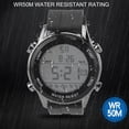 thumbnail image 4 of Reloj Deportivo Digital Electrónico Luminoso Resistente Al Agua Pantalla Grande Reloj de Hombre Correa de Reloj de Silicona para Actividades Al Aire Libre ANGGREK  Otros, 4 of 8