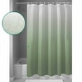 thumbnail image 4 of Hokiten Shower Curtain, Sage Green Ombre Fabric Shower Curtains for Bathroom, Farmhouse Green Gradient Modern Abstract Art Bath Curtain Waterproof Bathtub Curtains with Hooks, Extra Long 72" x 96", 4 of 7