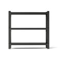 thumbnail image 2 of CAPCAEK 51.2" Wide Industrial Shelving Rack, 3-Tier&nbsp;Adjustable Storage Rack, Heavy Duty&nbsp;Metal Storage Shelves for Kitchen, Garage and Commercial Use, Black, 2 of 7